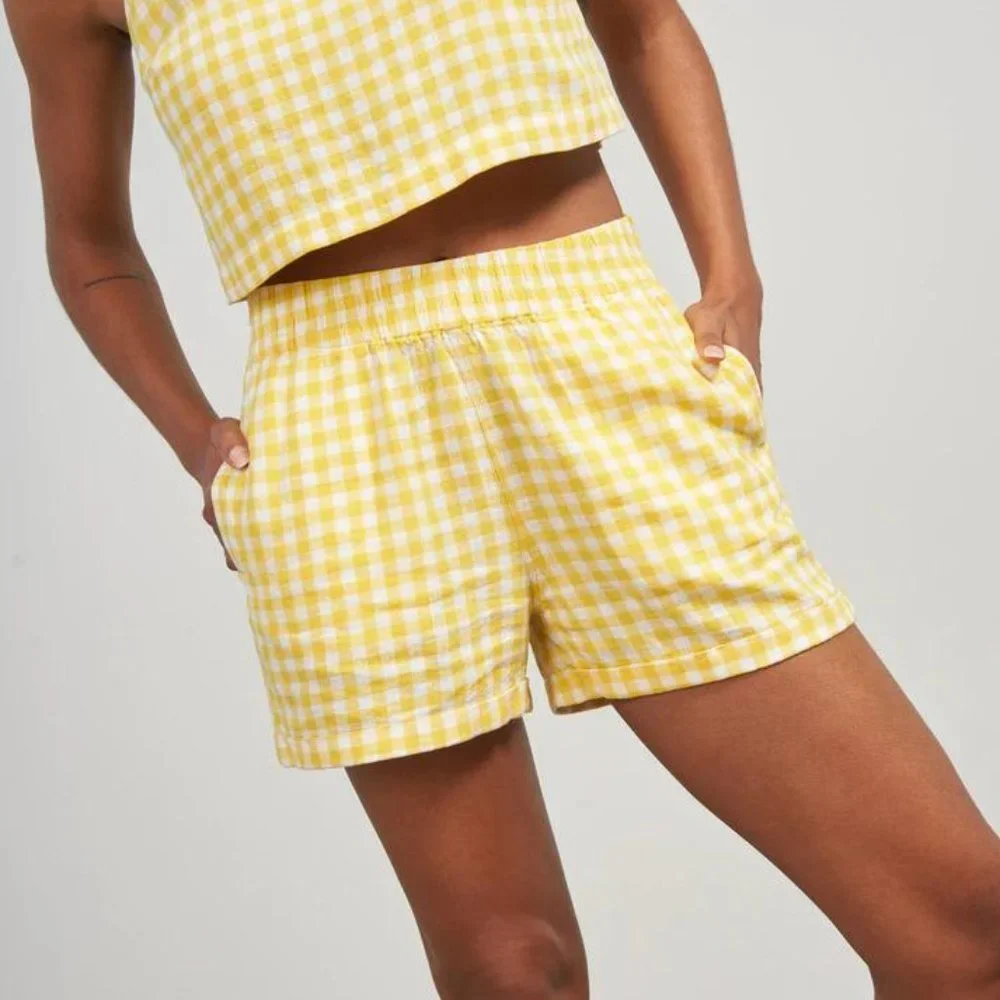 United By Blue Linen Pull-On Short